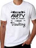 I Like to Party Vaulting Black T-Shirt