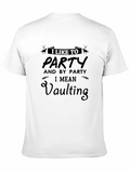 I Like to Party Vaulting Black T-Shirt