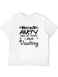 I Like to Party Vaulting Black T-Shirt