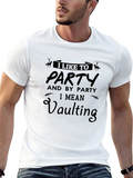I Like to Party Vaulting Black T-Shirt