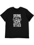 Skiing is Life Graphic T-Shirt