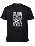 Skiing is Life Graphic T-Shirt