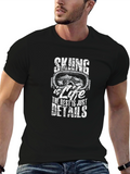 Skiing is Life Graphic T-Shirt