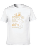 Skateboarding Health Insurance Graphic Tee