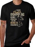 Skateboarding Health Insurance Graphic Tee