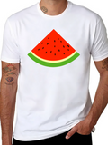 Watermelon Slice Graphic Tee - Summer Style