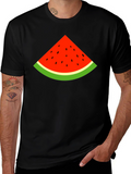 Watermelon Slice Graphic Tee - Summer Style