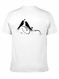 Love Birds Graphic Tee - Black