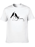 Love Birds Graphic Tee - Black