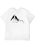 Love Birds Graphic Tee - Black