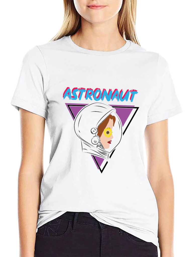 Astronaut Retro Graphic T-Shirt