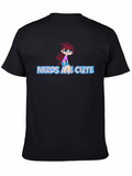 Nerds Are Cute Unisex Black T-Shirt