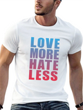 Love More Hate Less Graphic Tee