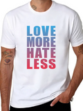 Love More Hate Less Graphic Tee