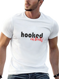 Hooked on Books Graphic T-Shirt