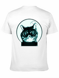 Cool Cat in Bulb Graphic Tee