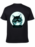 Cool Cat in Bulb Graphic Tee