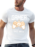 Gamer Since Birth T-Shirt - Black Graphic Tee
