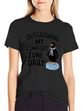 Outgrowing Comfort Zone Penguin Tee