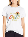 I Just Skied Them Funny Retro Ski T-Shirt