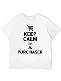 Keep Calm Purchaser Black T-Shirt