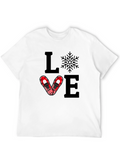 Love Snowshoeing Graphic Tee - Black
