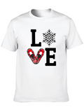 Love Snowshoeing Graphic Tee - Black