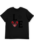 Love Snowshoeing Graphic Tee - Black