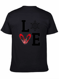 Love Snowshoeing Graphic Tee - Black