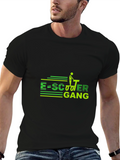 E-Scooter Gang Graphic Tee - Black