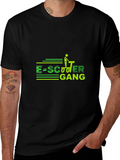 E-Scooter Gang Graphic Tee - Black