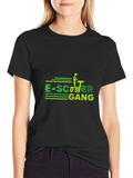 E-Scooter Gang Graphic Tee - Black