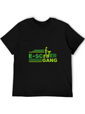 E-Scooter Gang Graphic Tee - Black