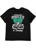 Weekend Forecast Table Tennis T-Shirt