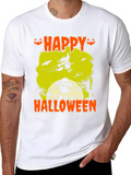 Happy Halloween Graphic Print Tee
