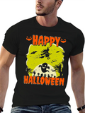 Happy Halloween Graphic Print Tee