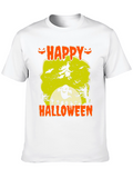 Happy Halloween Graphic Print Tee
