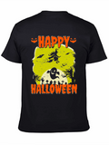 Happy Halloween Graphic Print Tee