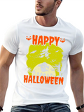 Happy Halloween Graphic Print Tee