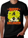 Happy Halloween Graphic Print Tee