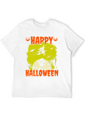 Happy Halloween Graphic Print Tee