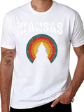 Kansas Retro Style Graphic Tee
