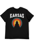 Kansas Retro Style Graphic Tee