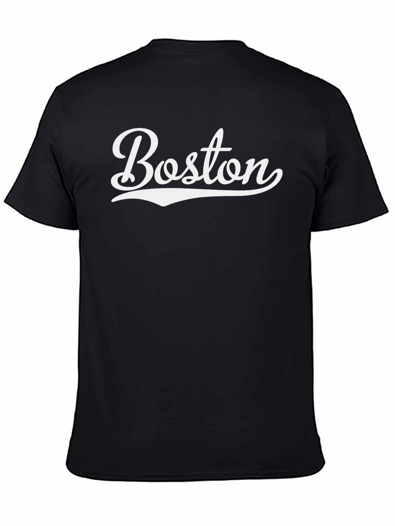Boston T-Shirt - Classic Script Design