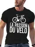 La Passion Du Velo T-Shirt - Cycling Lover Tee