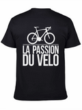 La Passion Du Velo T-Shirt - Cycling Lover Tee