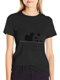 I Hate Mornings Black Graphic Tee