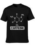 Caffeine Molecule Graphic Tee - Science T-Shirt