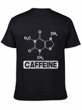 Caffeine Molecule Graphic Tee - Science T-Shirt
