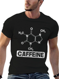 Caffeine Molecule Graphic Tee - Science T-Shirt